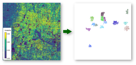 GRASS GIS and eco-suitability
